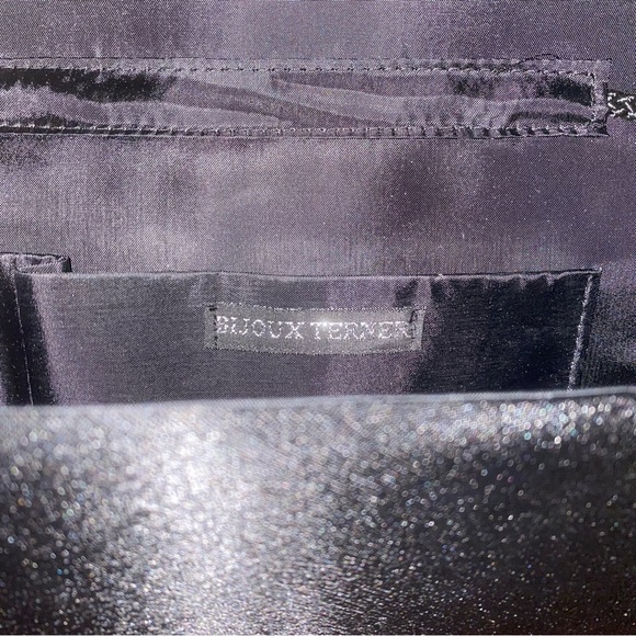 Bijoux Terner Black Formal Clutch Crossbody Purse - Picture 3 of 9